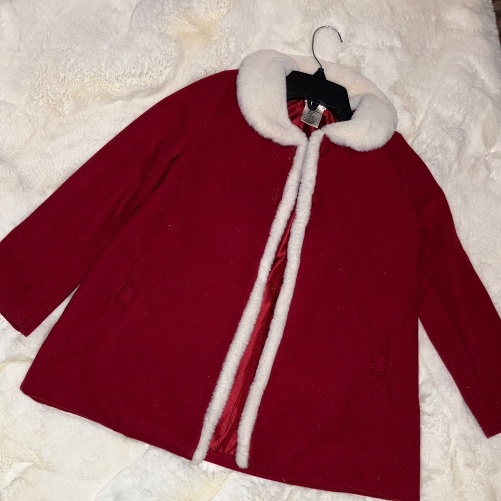Max Studio Kids Red Jacket with White Trim